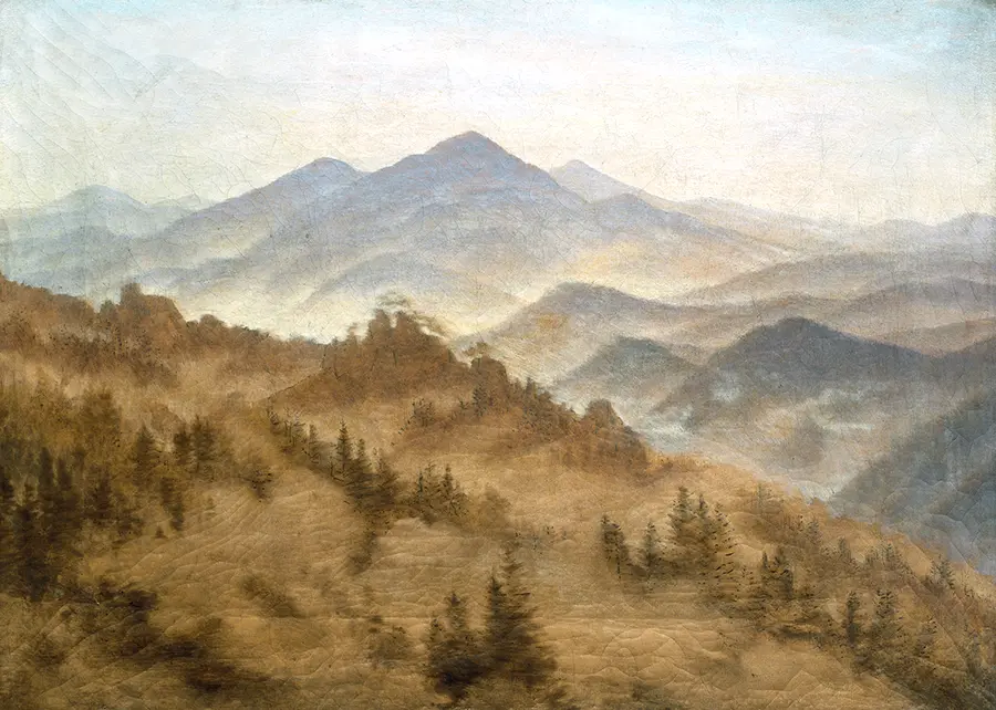 Mountains in the Rising Fog (ca. 1835)